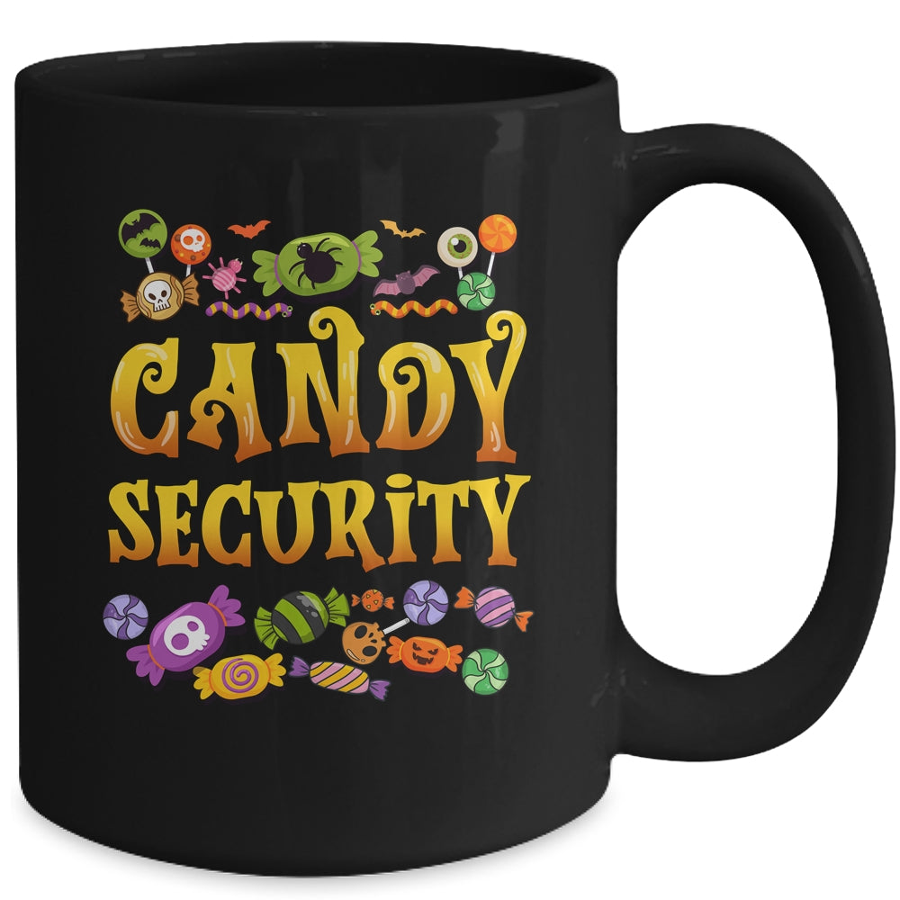 Funny Candy Security Halloween Costume Mug | siriusteestore