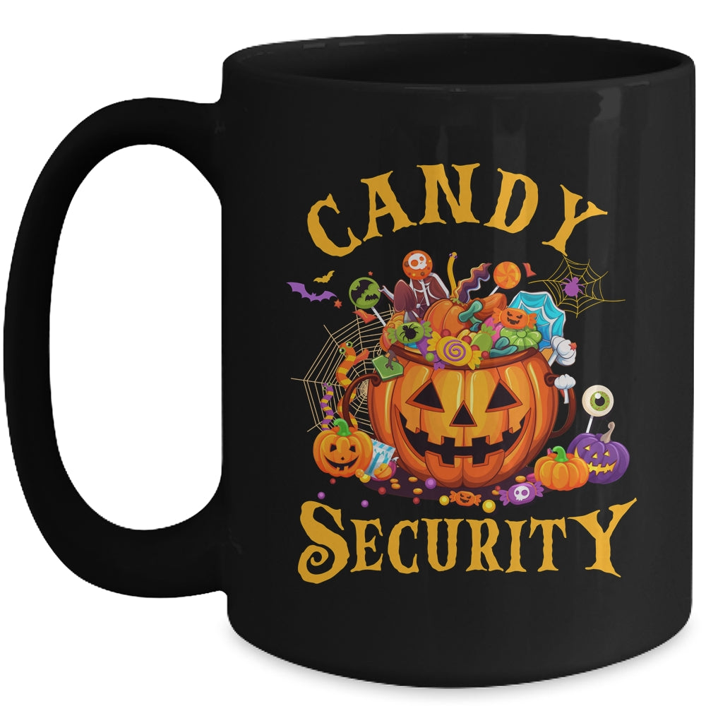 Funny Candy Security Halloween Costume Party Mug | siriusteestore