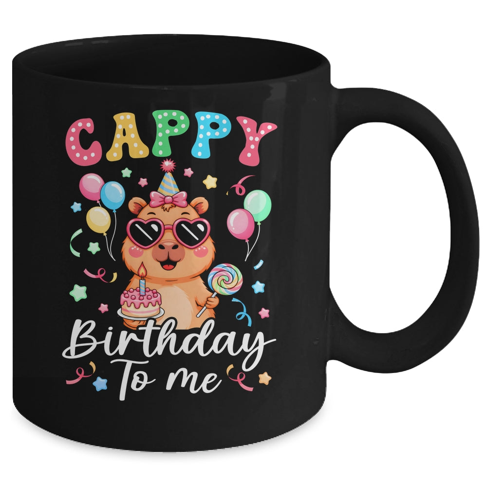 Funny Capybara Birthday To Me Cute Girls Birthday Capybara Mug | siriusteestore
