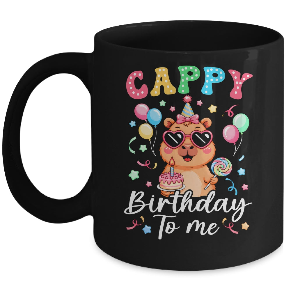Funny Capybara Birthday To Me Cute Girls Birthday Capybara Mug | siriusteestore