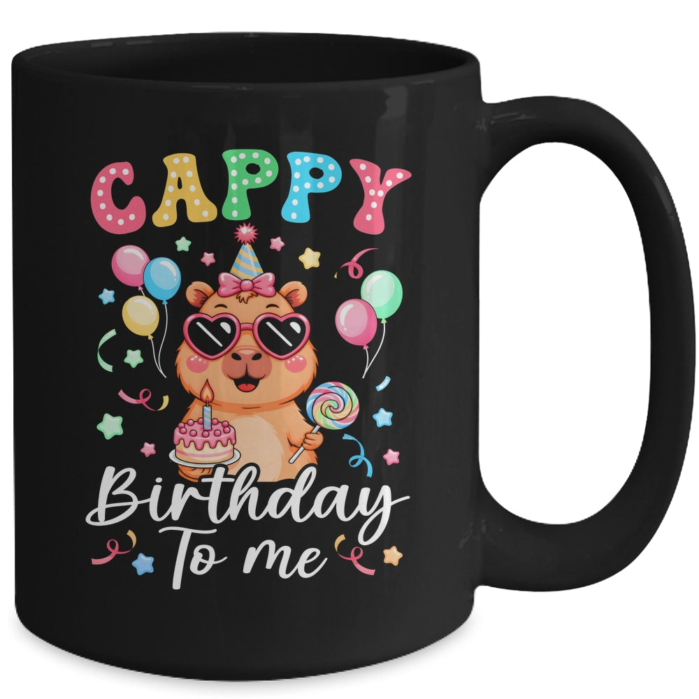 Funny Capybara Birthday To Me Cute Girls Birthday Capybara Mug | siriusteestore