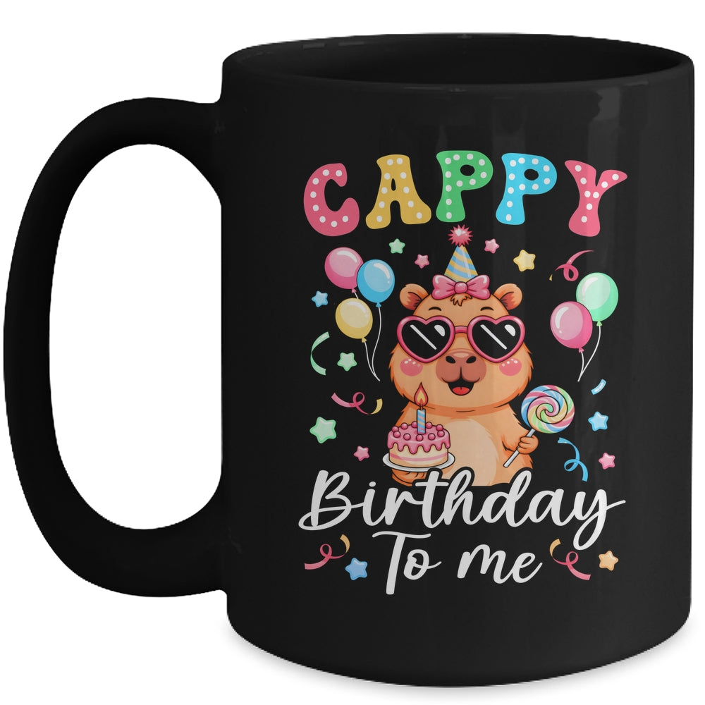 Funny Capybara Birthday To Me Cute Girls Birthday Capybara Mug | siriusteestore