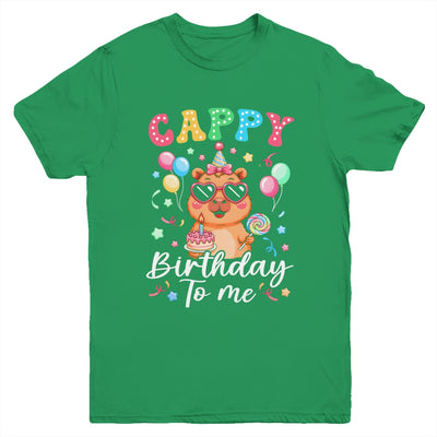 Funny Capybara Birthday To Me Cute Girls Birthday Capybara Youth Shirt | siriusteestore