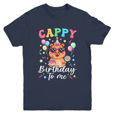Funny Capybara Birthday To Me Cute Girls Birthday Capybara Youth Shirt | siriusteestore