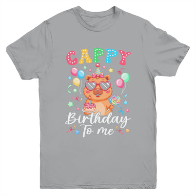 Funny Capybara Birthday To Me Cute Girls Birthday Capybara Youth Shirt | siriusteestore