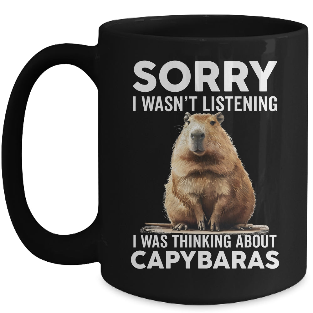 Funny Capybara Design For Men Women Kids Pet Rodent Capybara Mug | siriusteestore