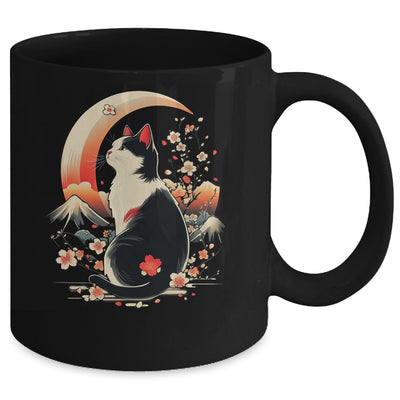 Funny Cat Anime Japanese Kawaii Retro Men Women Kids Graphic Mug | siriusteestore