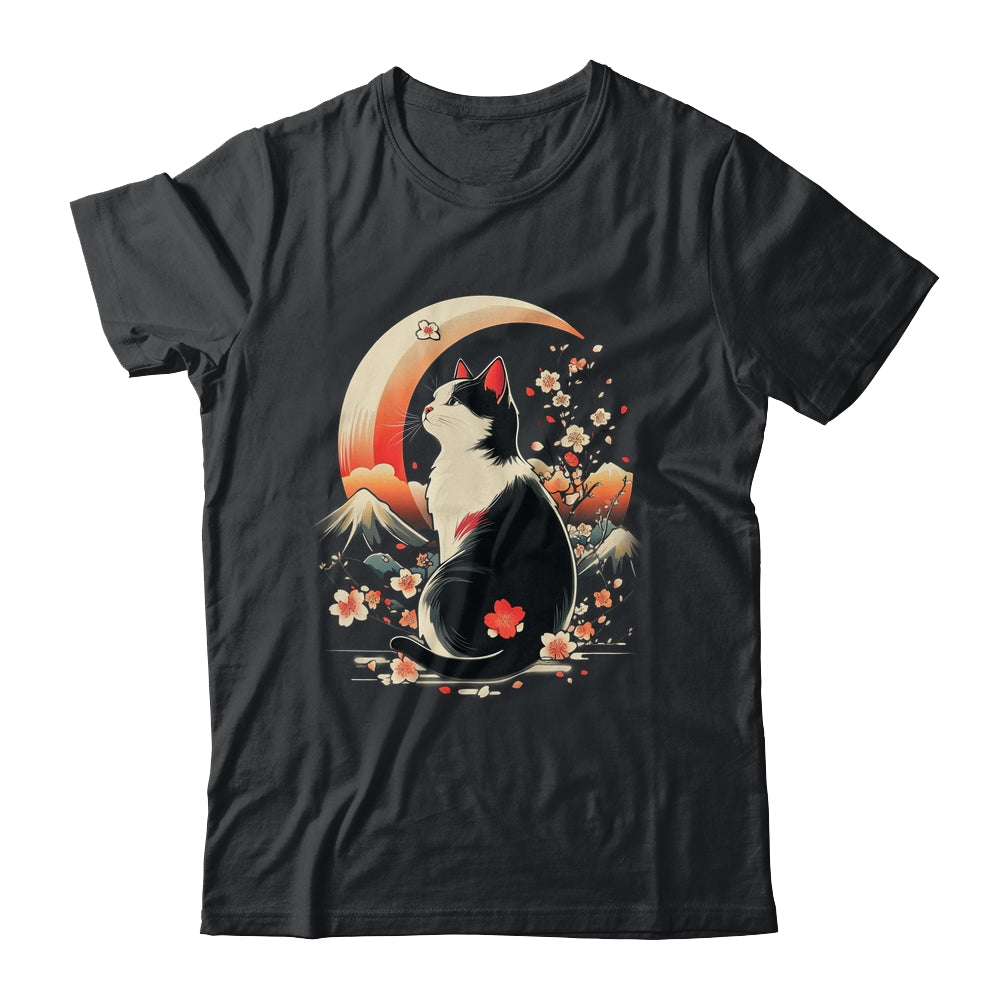 Funny Cat Anime Japanese Kawaii Retro Men Women Kids Graphic Shirt & Tank Top | siriusteestore
