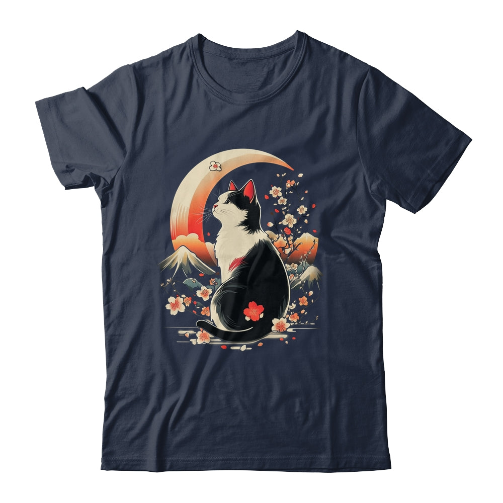 Funny Cat Anime Japanese Kawaii Retro Men Women Kids Graphic Shirt & Tank Top | siriusteestore