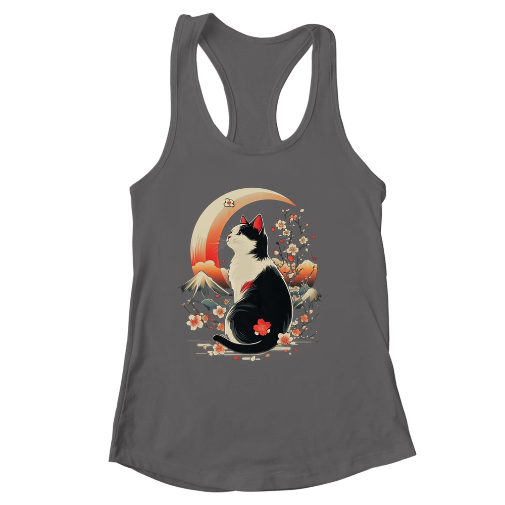 Funny Cat Anime Japanese Kawaii Retro Men Women Kids Graphic Shirt & Tank Top | siriusteestore