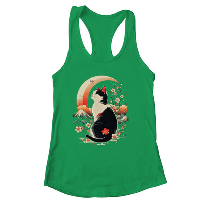 Funny Cat Anime Japanese Kawaii Retro Men Women Kids Graphic Shirt & Tank Top | siriusteestore