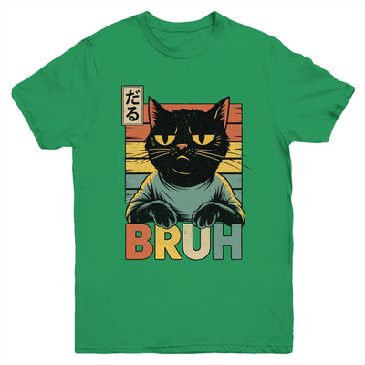 Funny Cat BRUH Teen Boys Girls Men Women Meme Japanese Anime Youth Shirt | siriusteestore