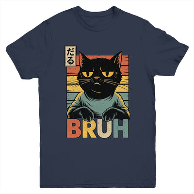 Funny Cat BRUH Teen Boys Girls Men Women Meme Japanese Anime Youth Shirt | siriusteestore