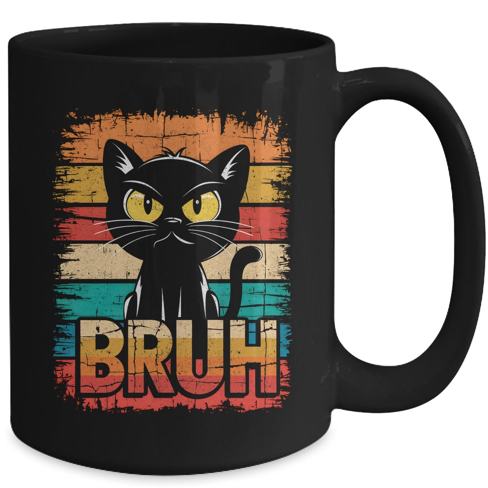 Funny Cat Bruh For Teens Boys Girls Men Women Meme Graphic Mug | siriusteestore