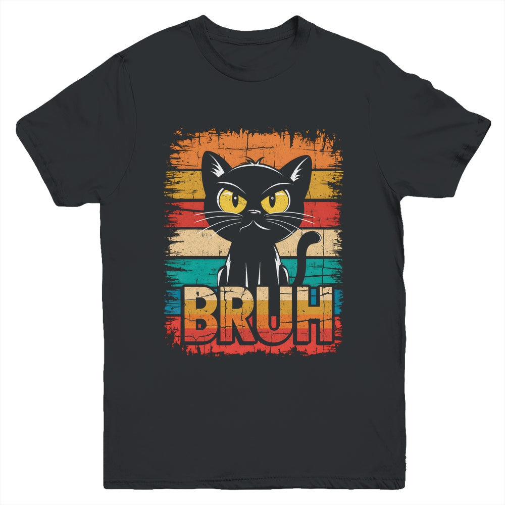 Funny Cat Bruh For Teens Boys Girls Men Women Meme Graphic Youth Shirt | siriusteestore