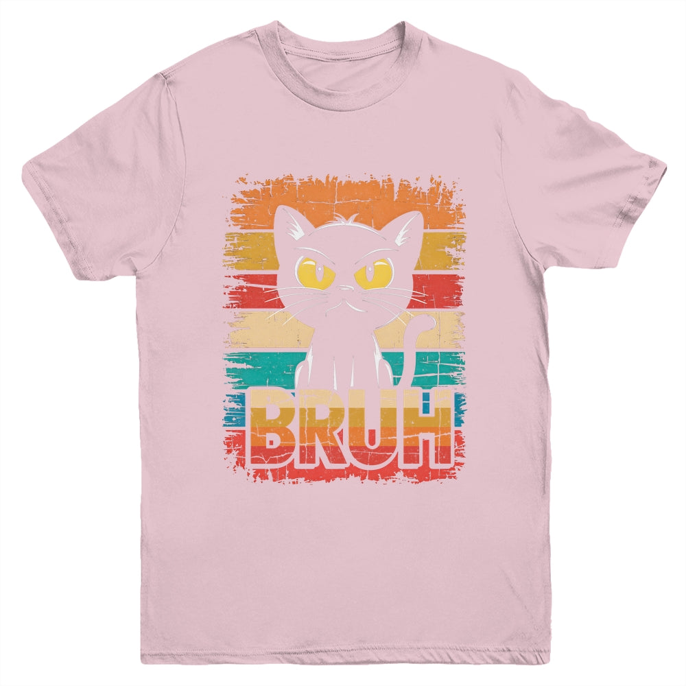 Funny Cat Bruh For Teens Boys Girls Men Women Meme Graphic Youth Shirt | siriusteestore