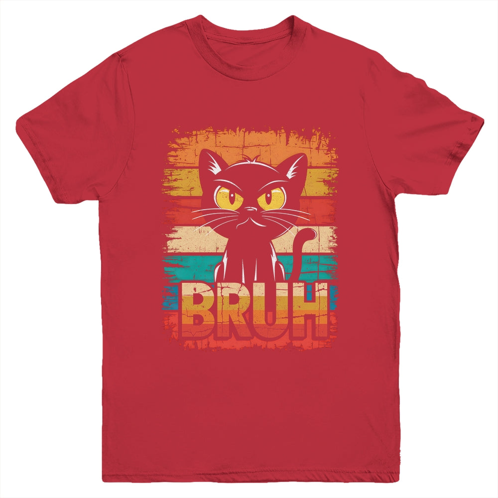 Funny Cat Bruh For Teens Boys Girls Men Women Meme Graphic Youth Shirt | siriusteestore
