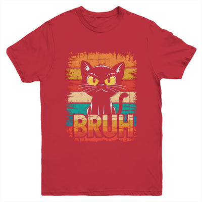 Funny Cat Bruh For Teens Boys Girls Men Women Meme Graphic Youth Shirt | siriusteestore