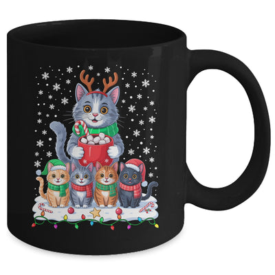 Funny Cat Christmas Holiday Santa Design Lover Men Women Mug | siriusteestore
