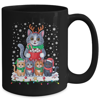 Funny Cat Christmas Holiday Santa Design Lover Men Women Mug | siriusteestore