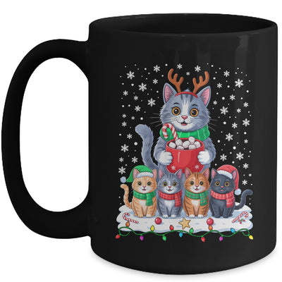 Funny Cat Christmas Holiday Santa Design Lover Men Women Mug | siriusteestore