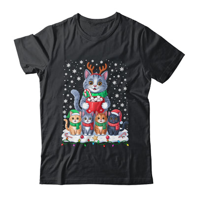 Funny Cat Christmas Holiday Santa Design Lover Men Women Shirt & Sweatshirt | siriusteestore