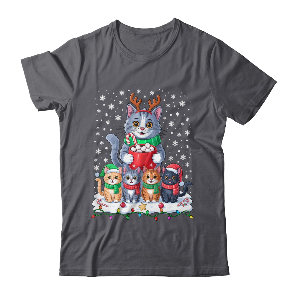 Funny Cat Christmas Holiday Santa Design Lover Men Women Shirt & Sweatshirt | siriusteestore