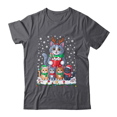 Funny Cat Christmas Holiday Santa Design Lover Men Women Shirt & Sweatshirt | siriusteestore