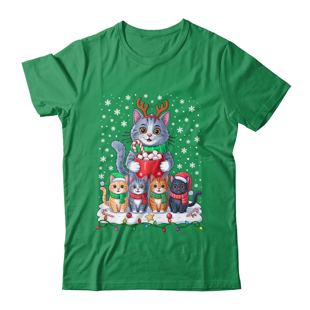 Funny Cat Christmas Holiday Santa Design Lover Men Women Shirt & Sweatshirt | siriusteestore
