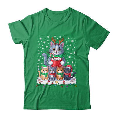 Funny Cat Christmas Holiday Santa Design Lover Men Women Shirt & Sweatshirt | siriusteestore