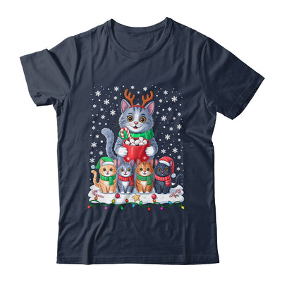 Funny Cat Christmas Holiday Santa Design Lover Men Women Shirt & Sweatshirt | siriusteestore