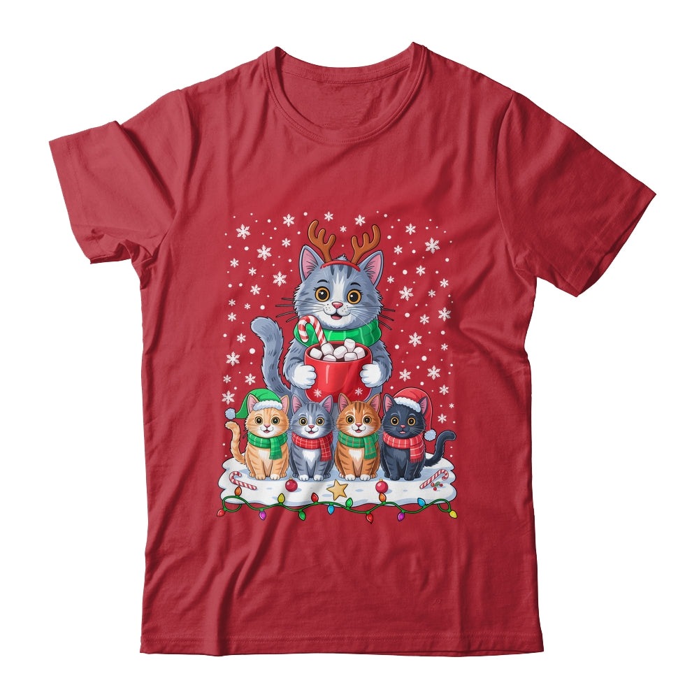 Funny Cat Christmas Holiday Santa Design Lover Men Women Shirt & Sweatshirt | siriusteestore