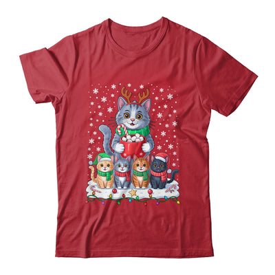 Funny Cat Christmas Holiday Santa Design Lover Men Women Shirt & Sweatshirt | siriusteestore