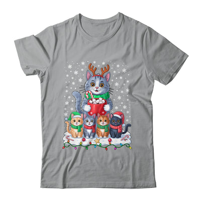Funny Cat Christmas Holiday Santa Design Lover Men Women Shirt & Sweatshirt | siriusteestore