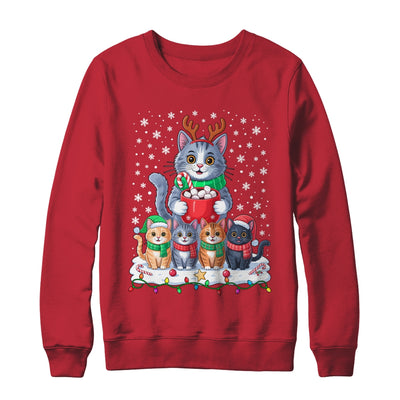 Funny Cat Christmas Holiday Santa Design Lover Men Women Shirt & Sweatshirt | siriusteestore