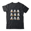 Funny Cats Reading Halloween Cute Cats Ghosts Reading Books Shirt & Sweatshirt | siriusteestore