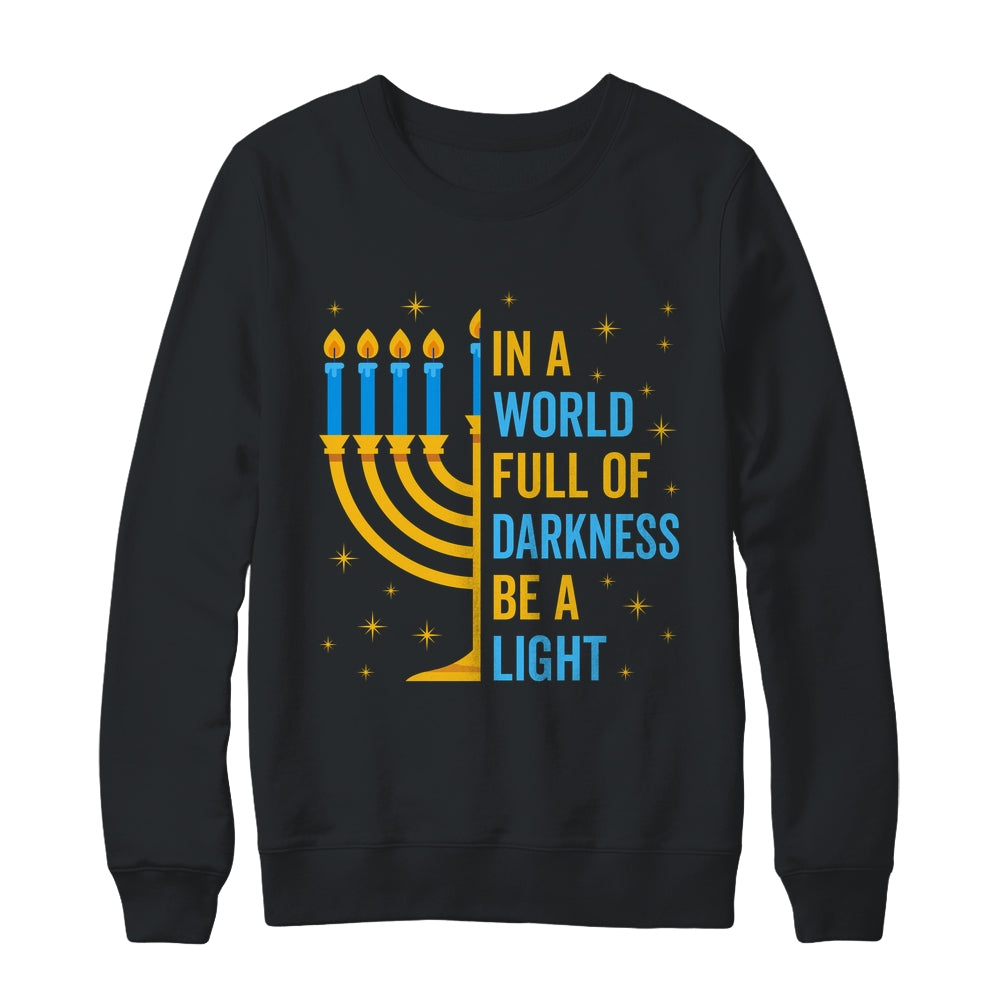 Funny Chanukah Hanukkah A Light Happy Hanukkah Menorah Shirt & Sweatshirt | siriusteestore