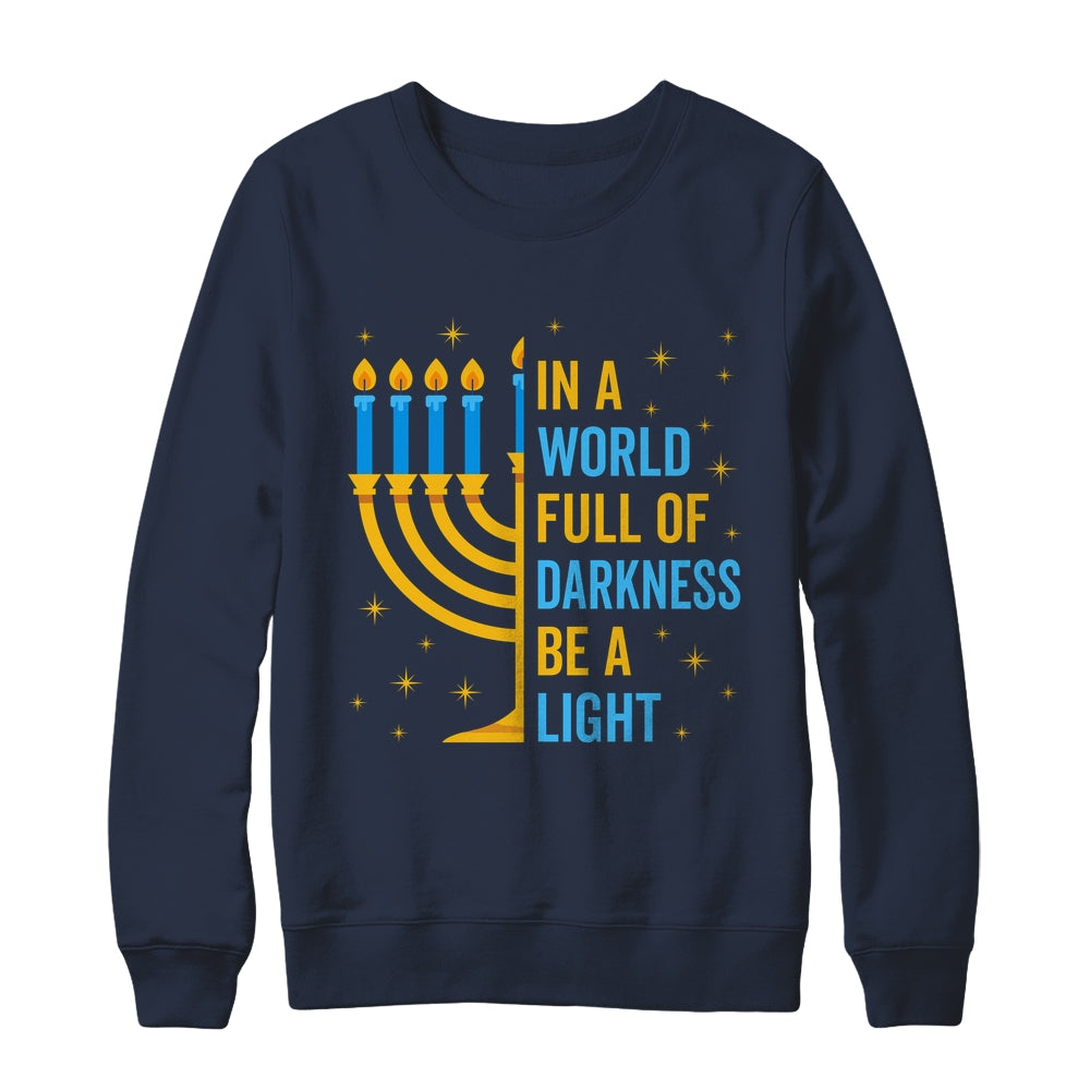 Funny Chanukah Hanukkah A Light Happy Hanukkah Menorah Shirt & Sweatshirt | siriusteestore
