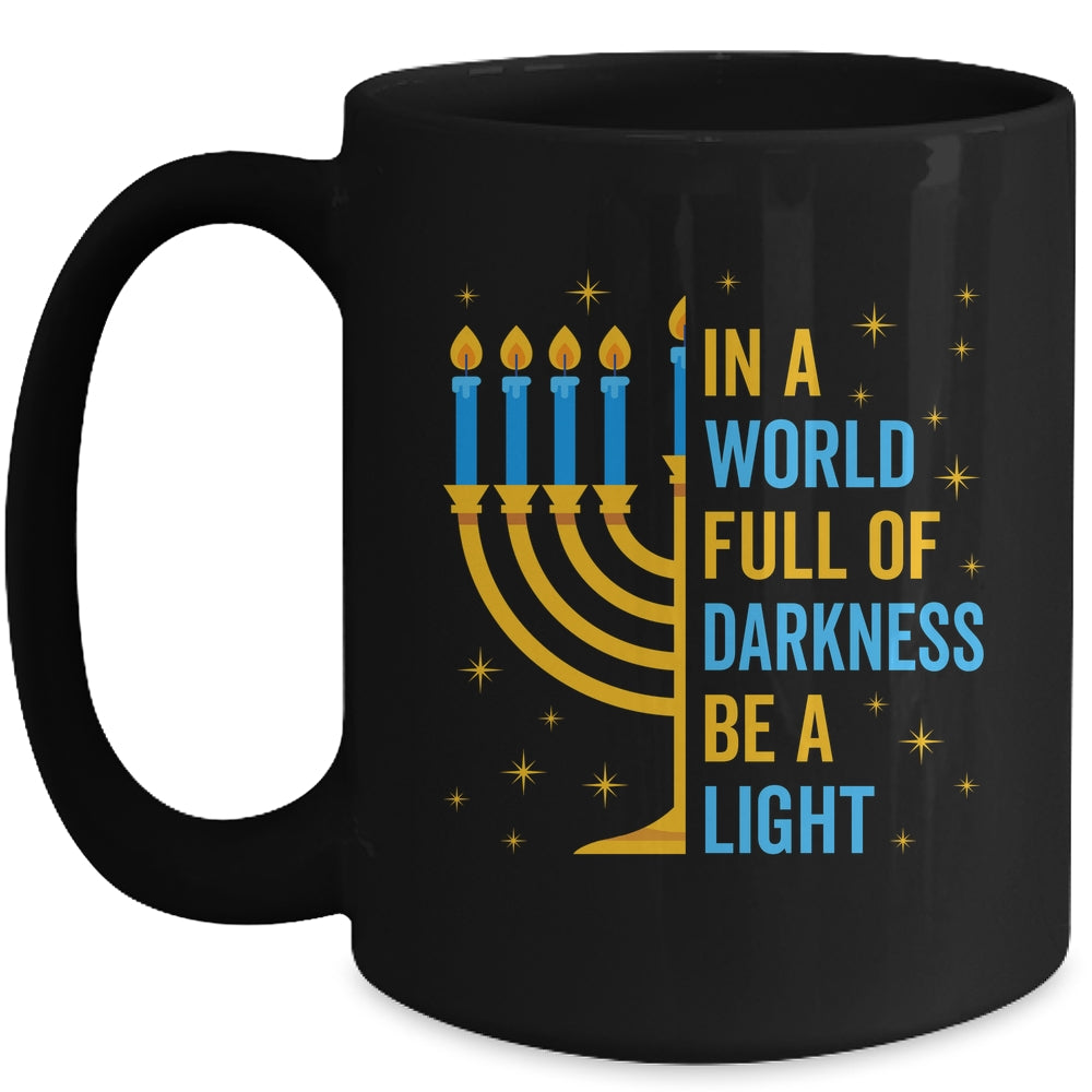 Funny Chanukah Hanukkah A Light Happy Hanukkah Menorah Mug | siriusteestore
