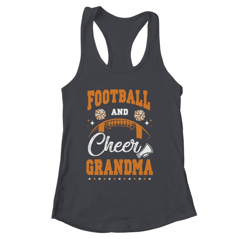 Funny Cheerleading Grandma Football And Cheer Grandma Shirt & Tank Top | siriusteestore
