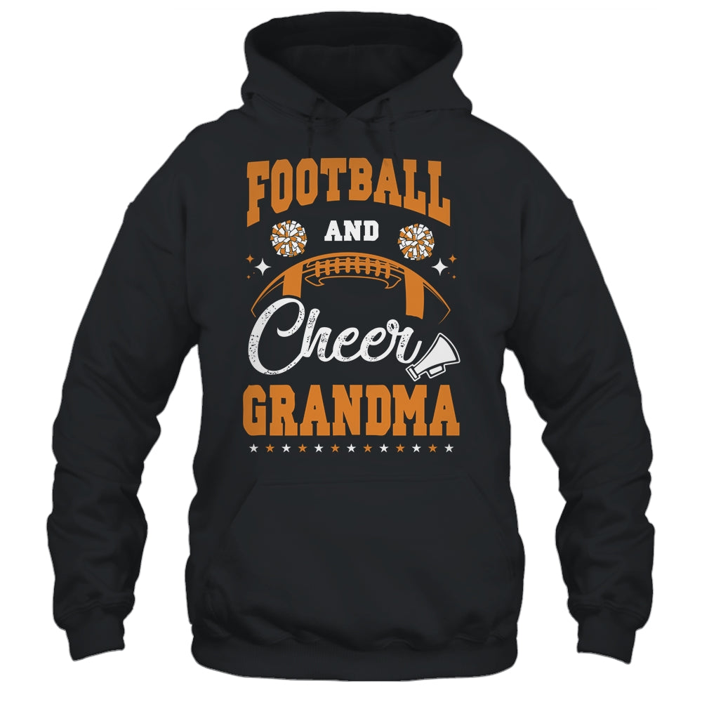 Funny Cheerleading Grandma Football And Cheer Grandma Shirt & Tank Top | siriusteestore