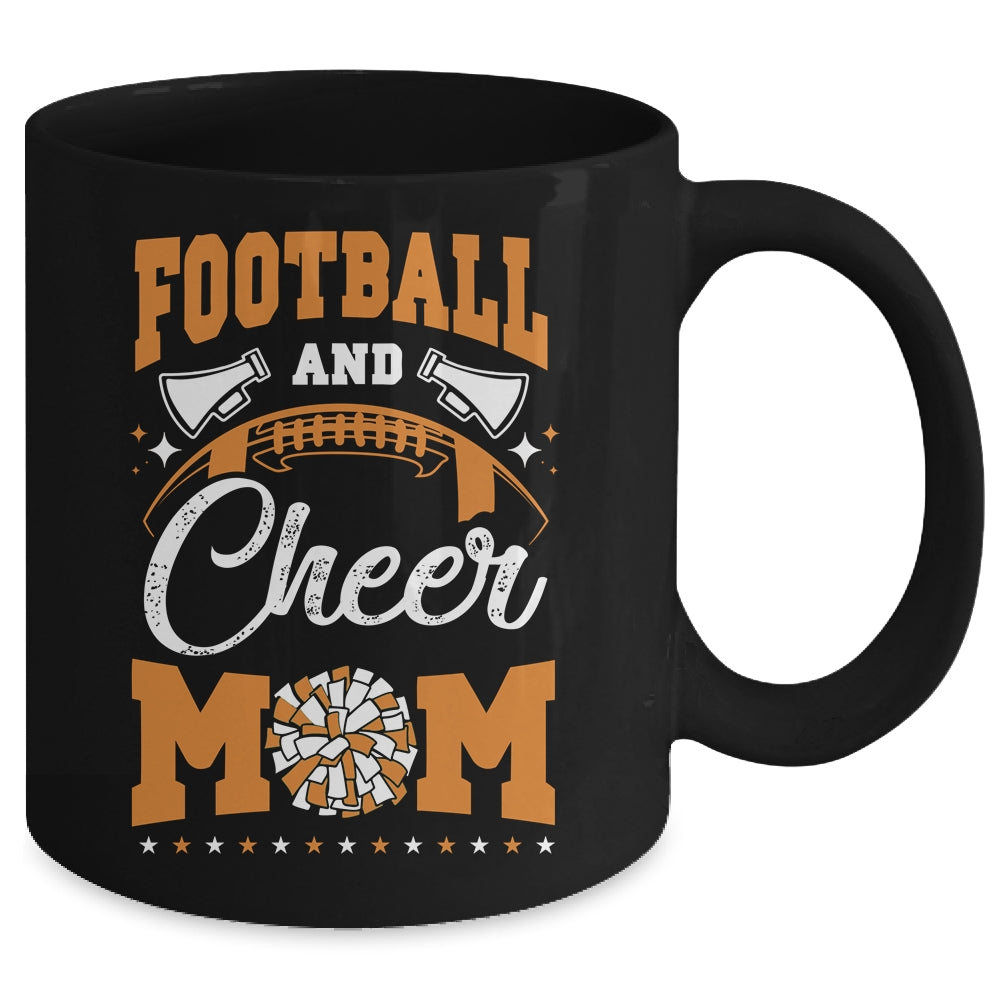 Funny Cheerleading Mom Football And Cheer Mom Mug | siriusteestore