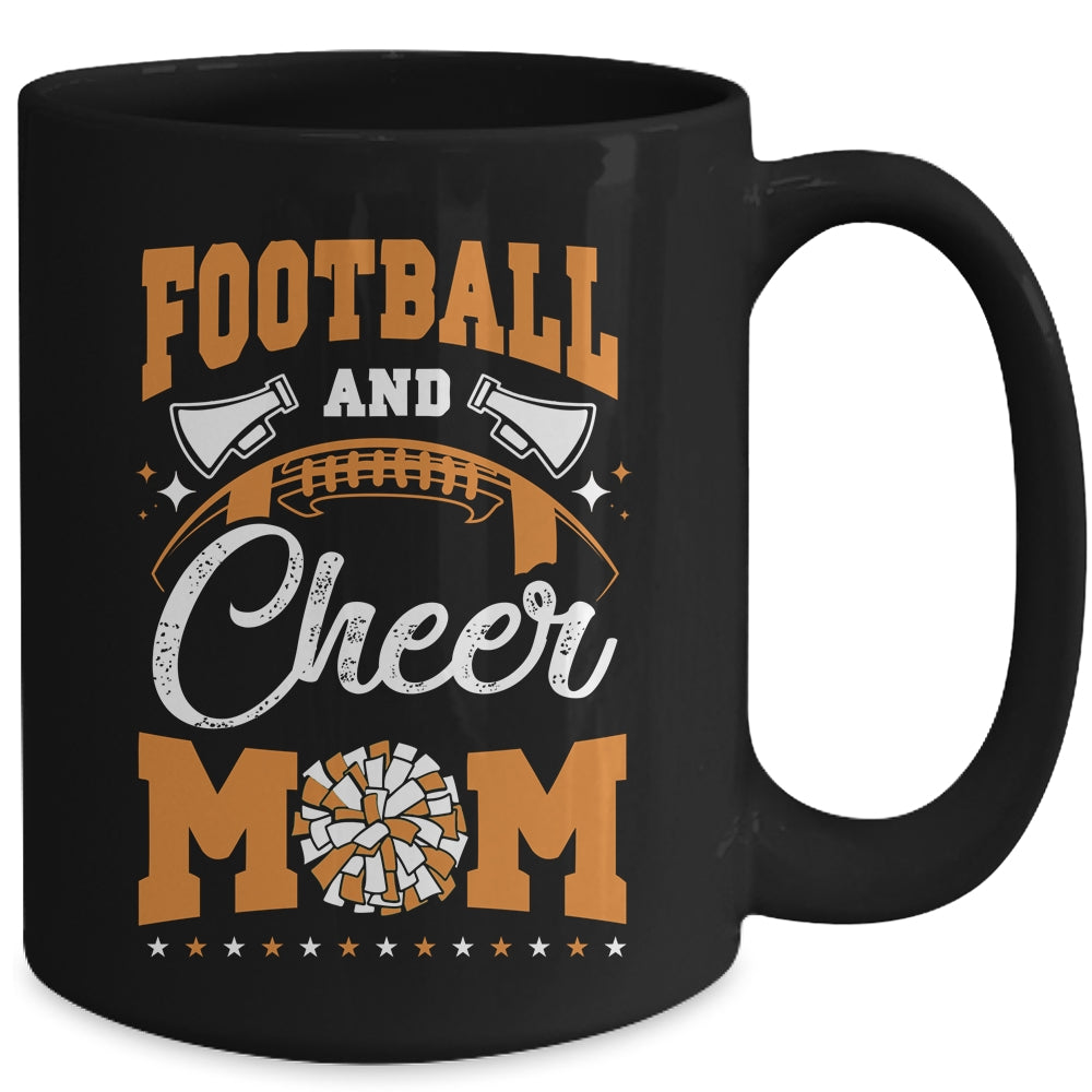 Funny Cheerleading Mom Football And Cheer Mom Mug | siriusteestore