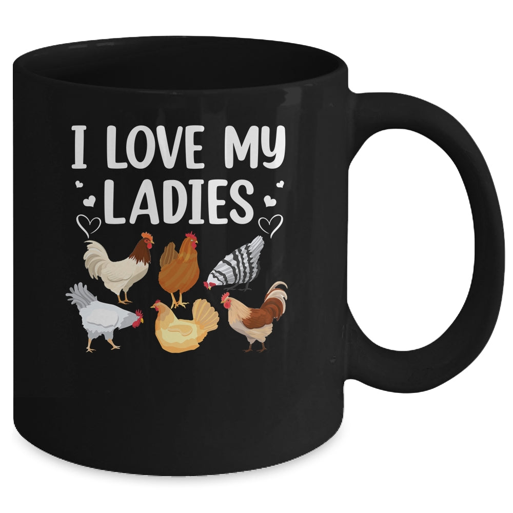 Funny Chicken Art Men Women Ladies Chicken Farmer Whisperer Mug | siriusteestore