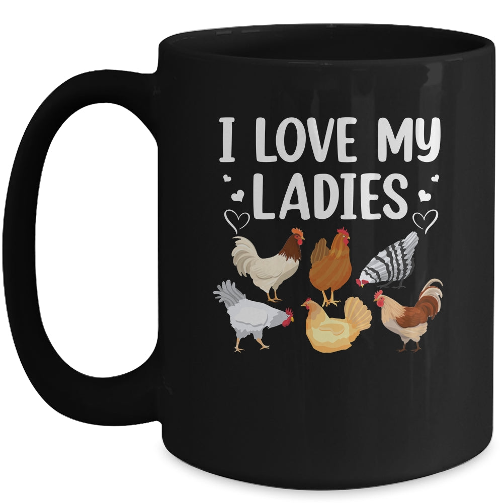 Funny Chicken Art Men Women Ladies Chicken Farmer Whisperer Mug | siriusteestore