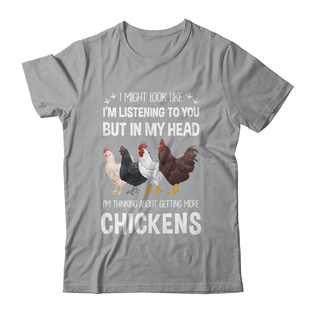 Funny Chicken Farmer Design Women Men Getting A Lot Chickens Shirt & Tank Top | siriusteestore