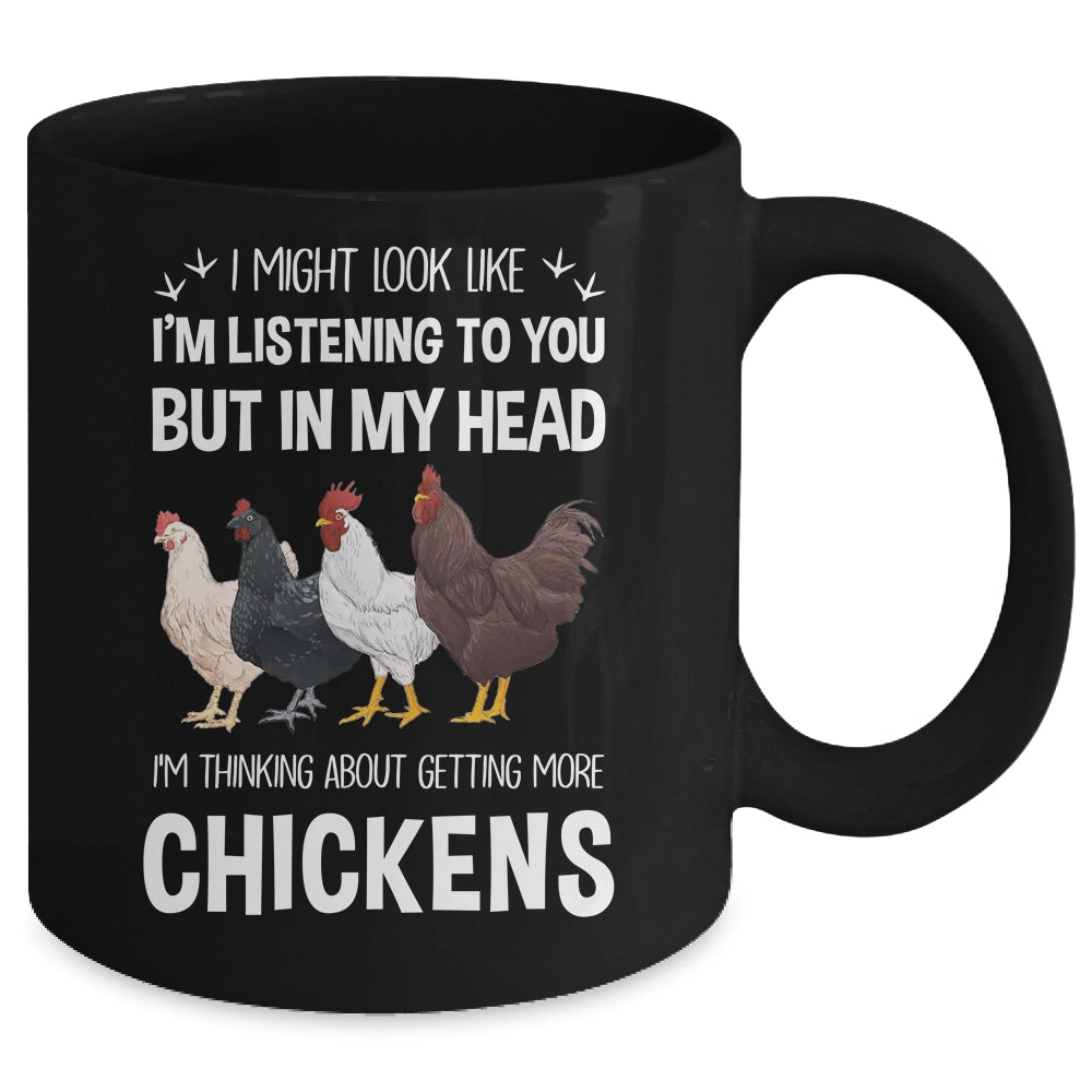 Funny Chicken Farmer Design Women Men Getting A Lot Chickens Mug | siriusteestore
