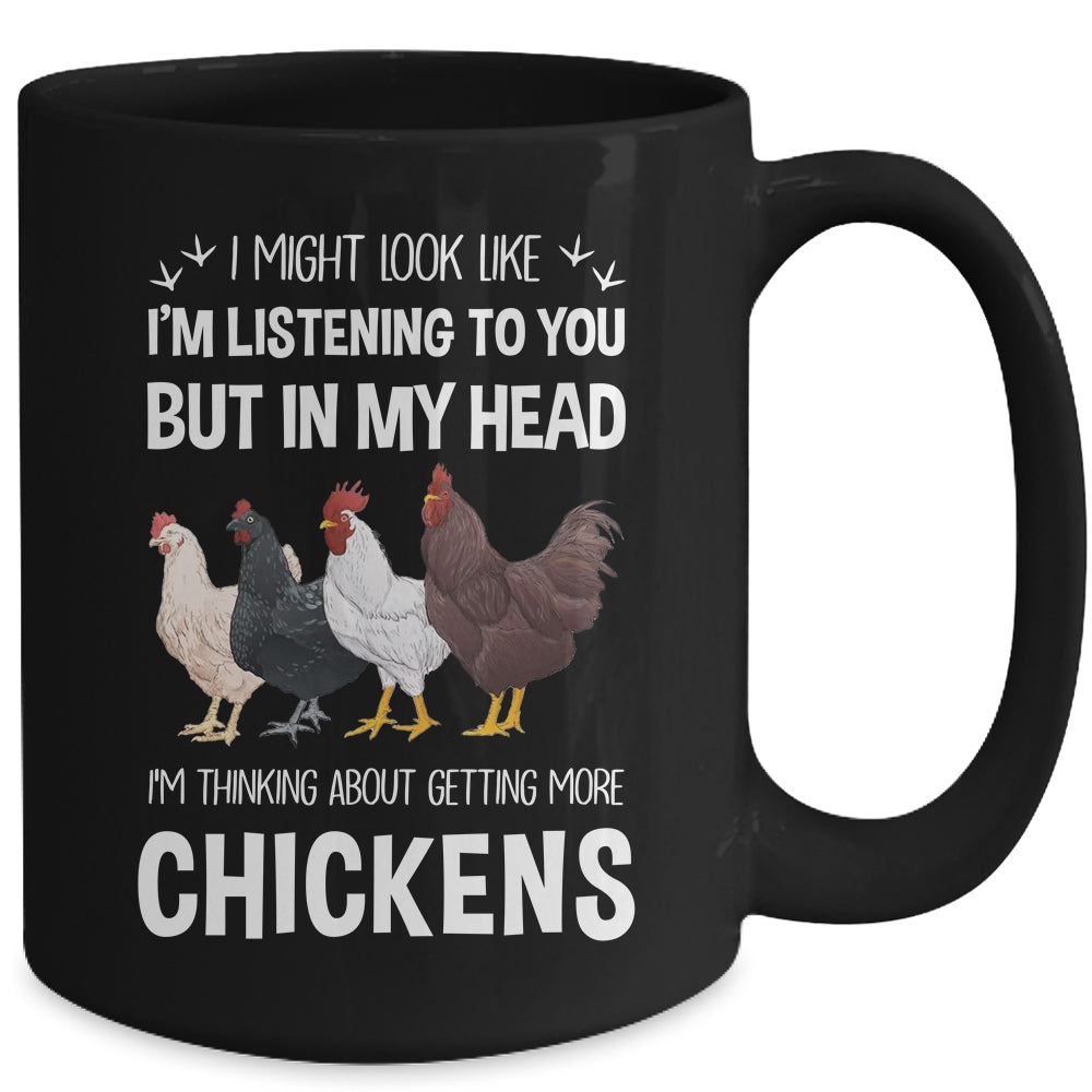 Funny Chicken Farmer Design Women Men Getting A Lot Chickens Mug | siriusteestore