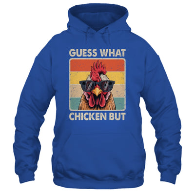 Funny Chicken Farmer Farming Guess What Chicken Butt Shirt & Tank Top | siriusteestore