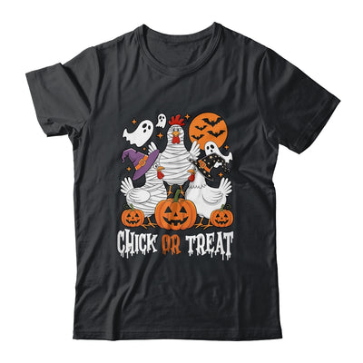 Funny Chicken Halloween Chick Or Treat Women Men Shirt & Hoodie | siriusteestore